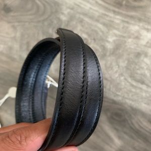 Hermes kelly shoulder strap belt black